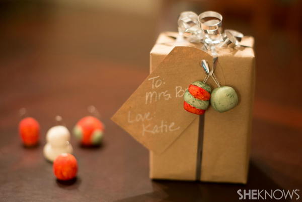 Polymer clay Christmas ornaments