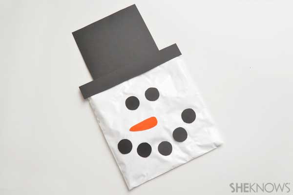Snowman sensory craft