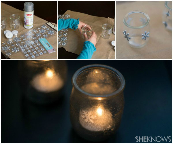 Snowflake luminaries