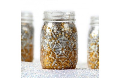 Light Up the Night glitter jars