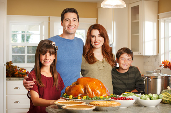 Family on Thanksgiving