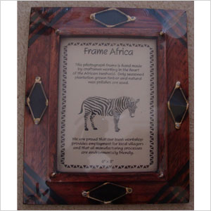 Wooden picture frame