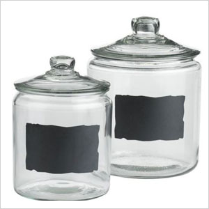 Chalkboard jars