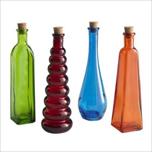 Mini glass bottles