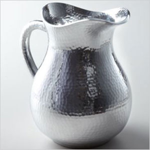 Hammered pitcher