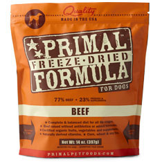 Primal freeze dreid food