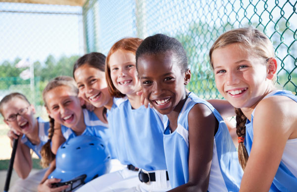Girls' softball team