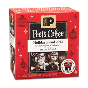 Peet’s Holiday Blend 2013 Coffee Pods