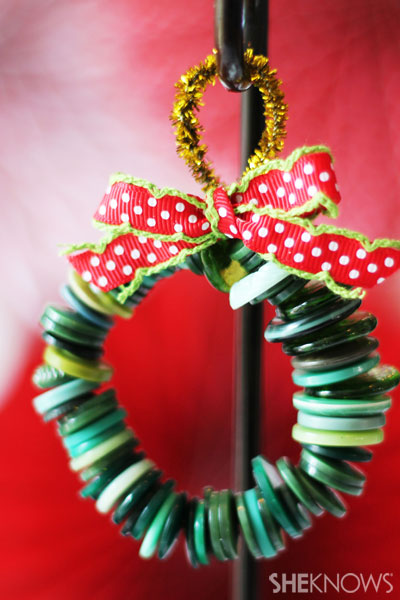 Button wreath