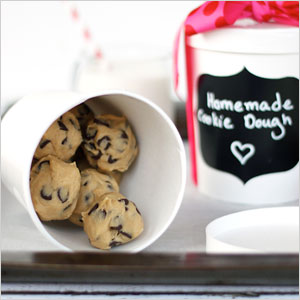 homemade frozen cookie dough