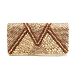 Beaded clutch