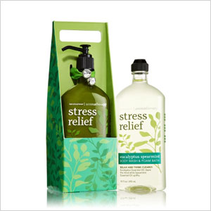 Stress relief body wash and lotion