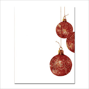 Christmas letter paper