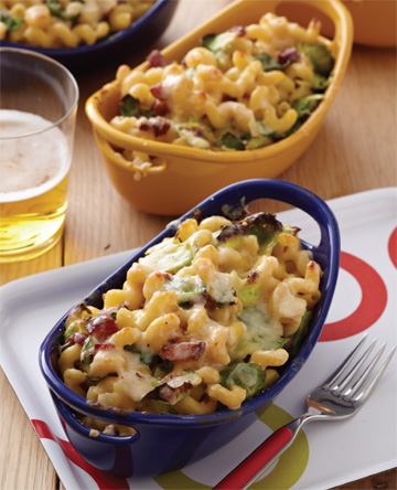 Bacon & Brussels Sprouts Mac ‘n’ Cheese
