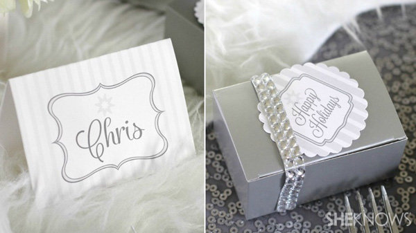 Create a winter-wonderland holiday party
