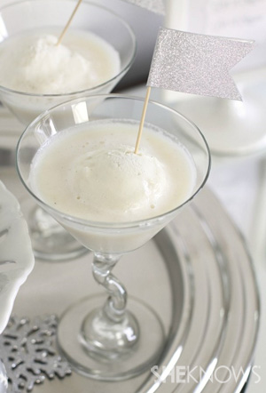 Melting Snowball Cocktail