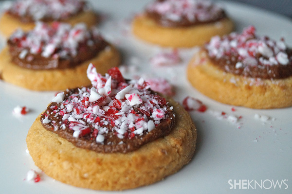 Healthy Grocery Girl's Candy Cane Sugar Cookies with Chocolate Frosting!