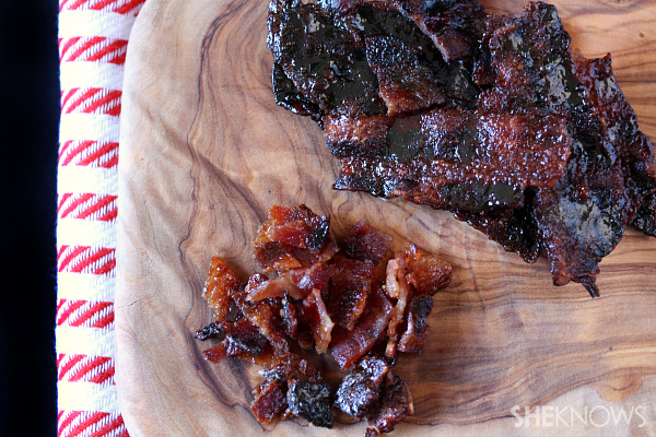 Candied bacon chocolate chip cookies