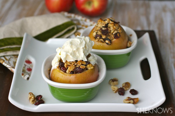 Gluten-free Goodie of the Week: Stuffed, maple-glazed baked apples