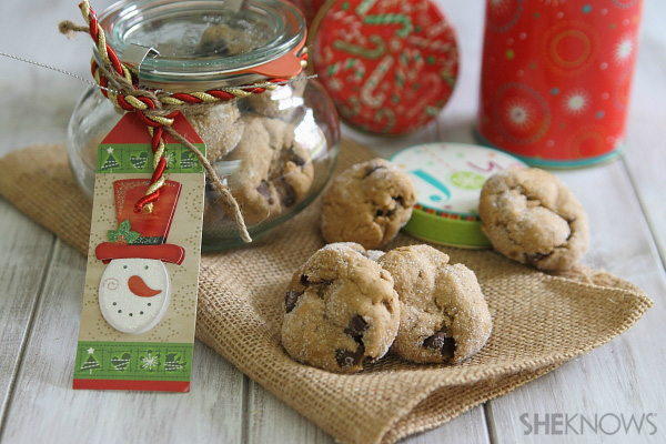Gingerbread chocolate chip cookies