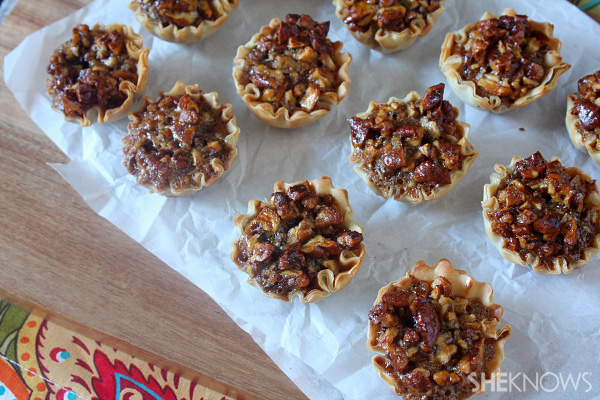 Pecan pie bites