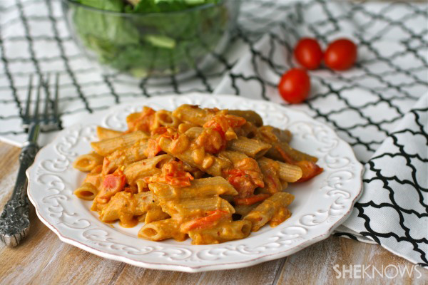Vegan penne alla vodka