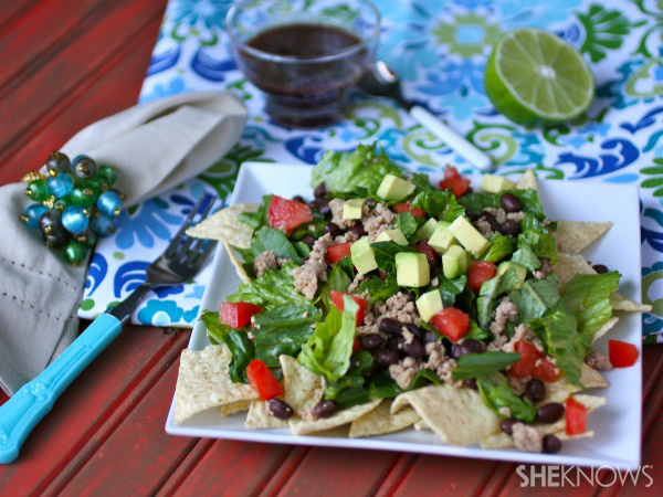Sunday dinner: Lightened-up taco salad with pomegranate dressing