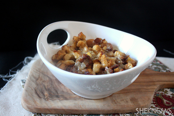 Sausage, apple and brie stuffing