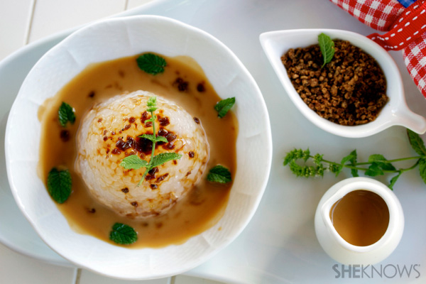 Tapioca pudding with coconut & raw cane sugar syrup