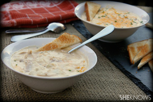 Turkey and cheese chowder recipe
