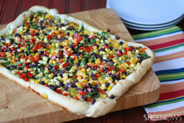 Meatless Monday: Mexican-style pizza