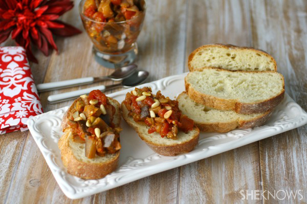 Caponata bruschetta