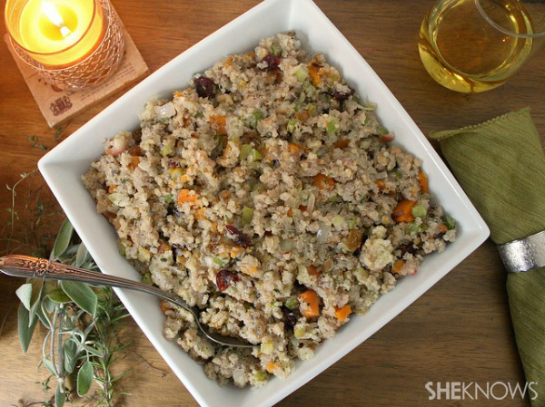 Gluten free quinoa stuffing recipe