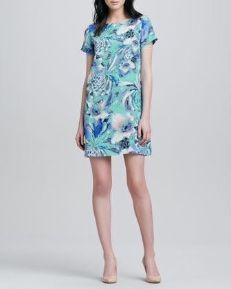 Kerry Washington - Blue floral dress from Ellen Show