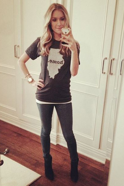Pregnant Kristin Cavallari baby bump