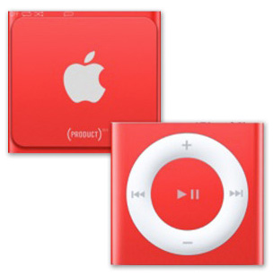 Red iPod Shuffle