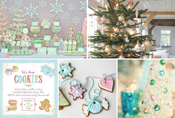 Pleasant pastels Christmas tree