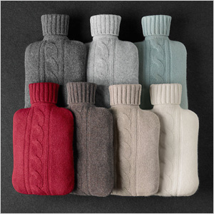 cashmere cover for water bottle