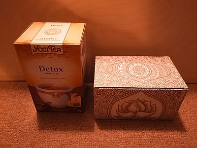 Inside out yogi tea box