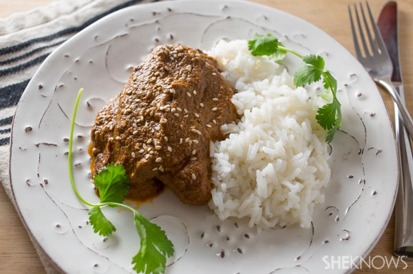 Quick chicken mole | SheKnows.com - final product