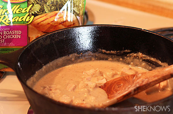 Skinny one-pot chicken Alfredo | Sheknows.com - add chicken
