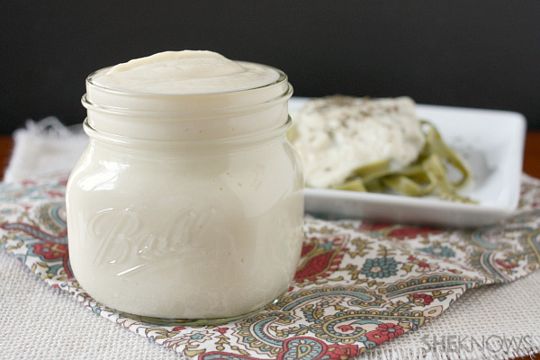 Creamy cauliflower Alfredo sauce