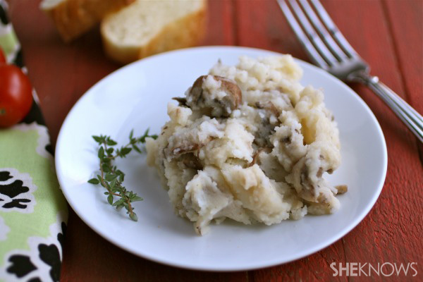 Meatless Monday: Garlic and mushroom mashed potatoes