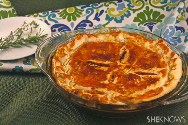 Sunday dinner: Steak and ale pie with blue cheese crust