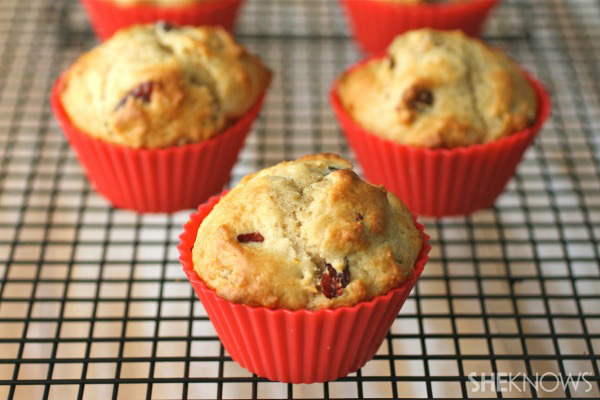 Fabulous fruitcake muffins