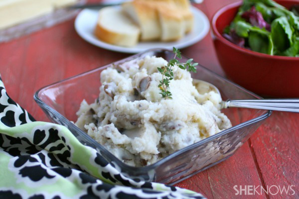 Meatless Monday: Garlic and mushroom mashed potatoes