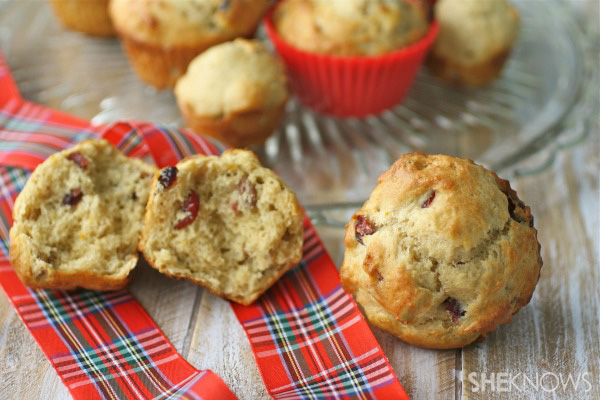 Fabulous fruitcake muffins
