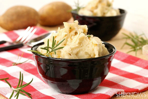 Rosemary and browned butter mashed potatoes