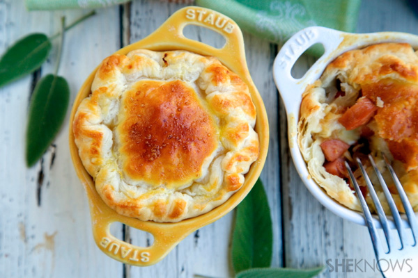 Sauerkraut and sausage mini pies