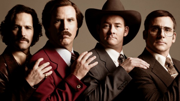 Anchorman themed menu